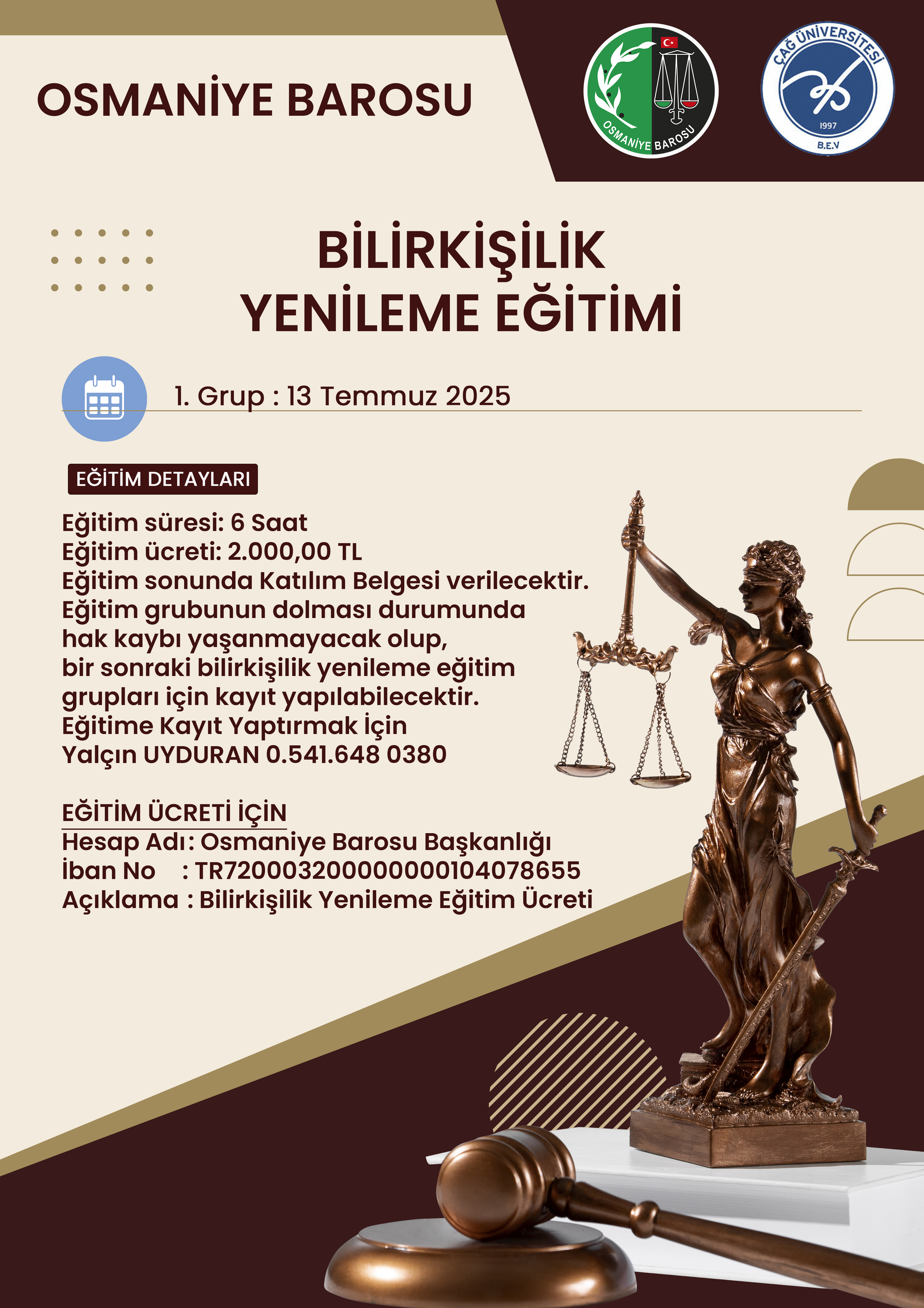 BİLİRKİŞİLİK YENİLEME EĞİTİM