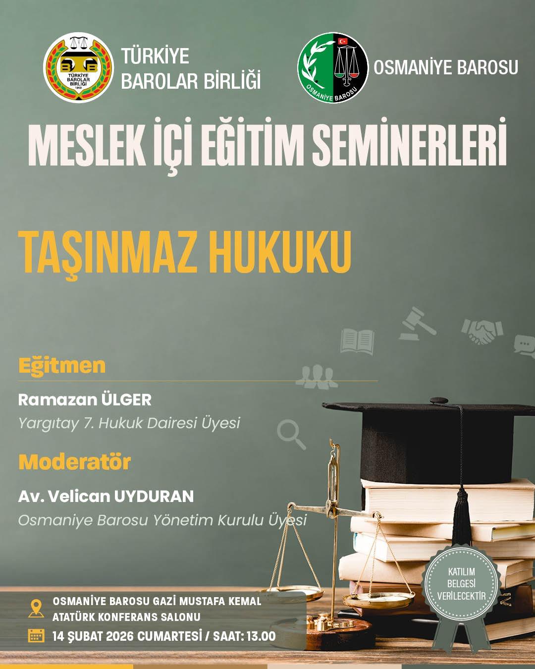 taşinmazhukukusemineri2026